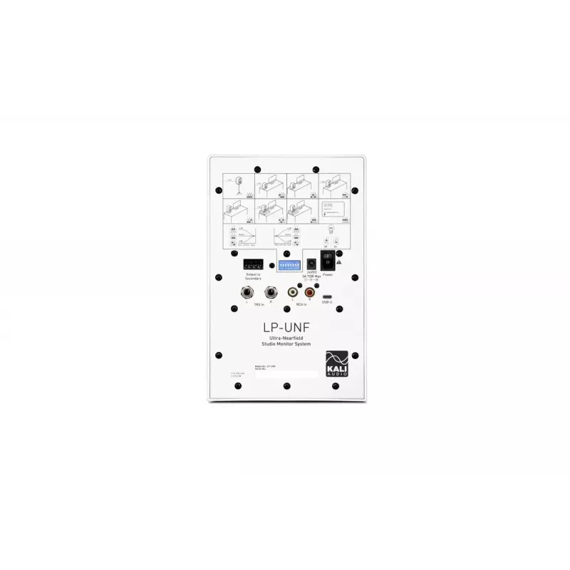 Kali Audio LP-UNF monitores de estúdio Bluetooth, branco (par)