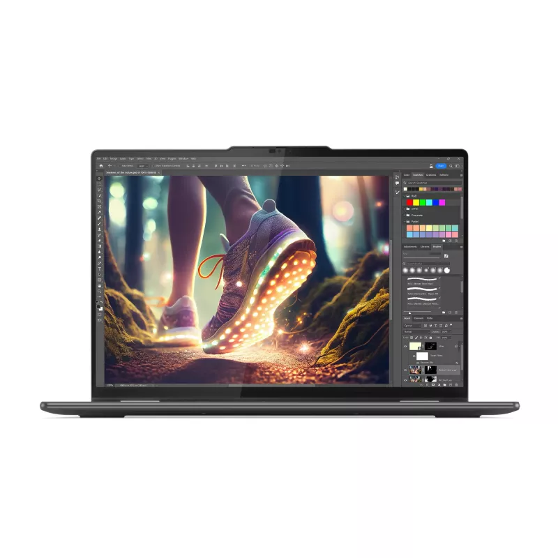 Lenovo Yoga 7 2-in-1 16IML9 Intel Core Ultra 7 155U Híbrido (2-in-1) 40,6 cm (16 polegadas) Ecrã tátil WUXGA 16 GB LPDDR5x-SDRAM 1 TB SSD Wi-Fi 6E (802.11ax) Windows 11 Home Inglês EUA Cinzento