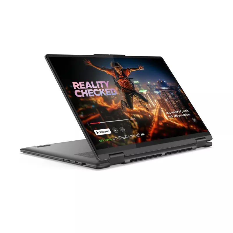 Lenovo Yoga 7 2-in-1 16IML9 Intel Core Ultra 7 155U Híbrido (2-in-1) 40,6 cm (16 polegadas) Ecrã tátil WUXGA 16 GB LPDDR5x-SDRAM 1 TB SSD Wi-Fi 6E (802.11ax) Windows 11 Home Inglês EUA Cinzento