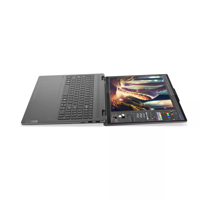 Lenovo Yoga 7 2-in-1 16IML9 Intel Core Ultra 7 155U Híbrido (2-in-1) 40,6 cm (16 polegadas) Ecrã tátil WUXGA 16 GB LPDDR5x-SDRAM 1 TB SSD Wi-Fi 6E (802.11ax) Windows 11 Home Inglês EUA Cinzento