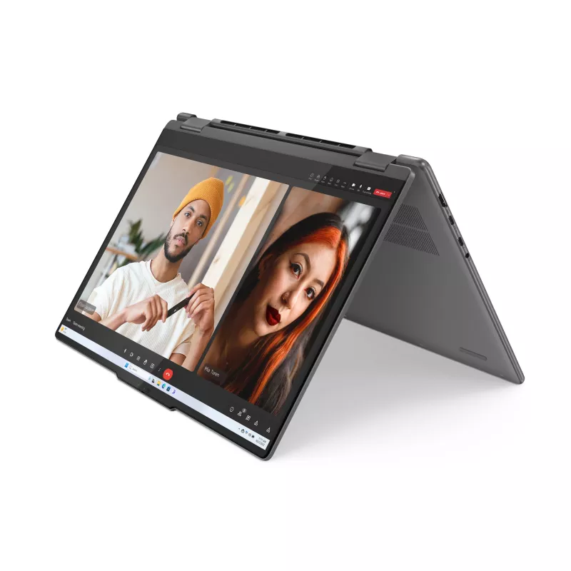Lenovo Yoga 7 2-in-1 16IML9 Intel Core Ultra 7 155U Híbrido (2-in-1) 40,6 cm (16 polegadas) Ecrã tátil WUXGA 16 GB LPDDR5x-SDRAM 1 TB SSD Wi-Fi 6E (802.11ax) Windows 11 Home Inglês EUA Cinzento