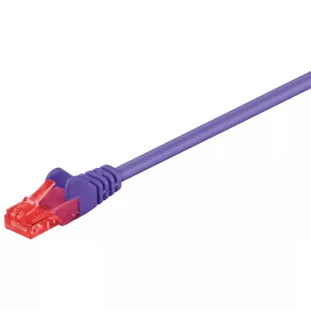 Cabo de rede GOOBAY 95260 Cat6 U/UTP violeta 0,50 m RJ-45–RJ-45