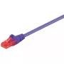 Cabo de rede GOOBAY 95260 Cat6 U/UTP violeta 0,50 m RJ-45–RJ-45