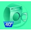 Acessório para esfregona Leifheit 56610 branco