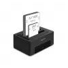 Caixa para HDD/SSD DeLOCK 64187 preto 2,5/3,5 polegadas 5 Gbit/s