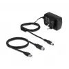Caixa para HDD/SSD DeLOCK 64187 preto 2,5/3,5 polegadas 5 Gbit/s