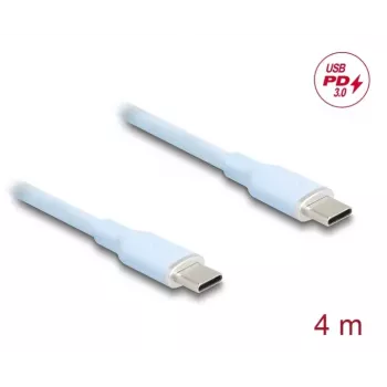 Cabo USB DeLOCK USB 2.0 4 m USB-C azul 81236