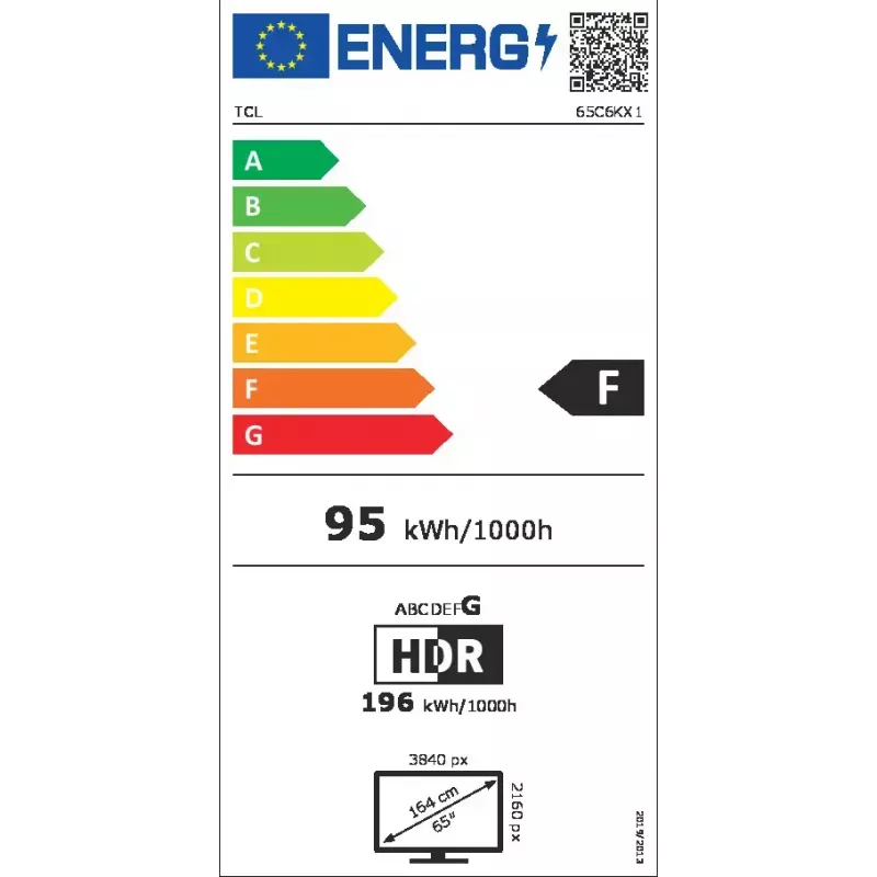 TV TCL C6K 65C6K 165,1 cm (65 polegadas) 4K Ultra HD Smart TV Wi-Fi metálico