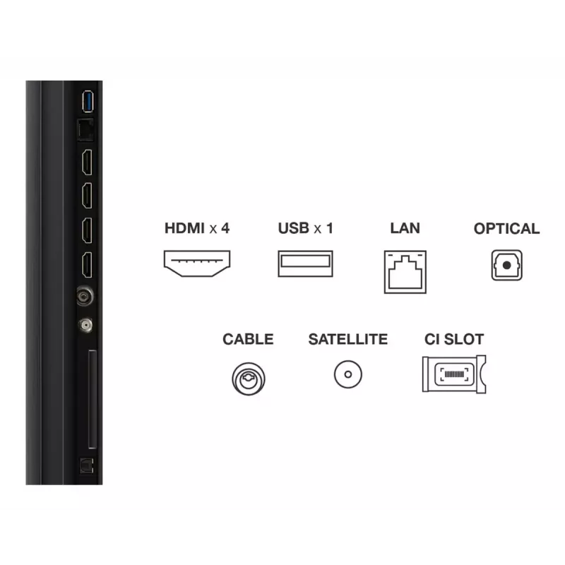 TV TCL C6K 65C6K 165,1 cm (65 polegadas) 4K Ultra HD Smart TV Wi-Fi metálico