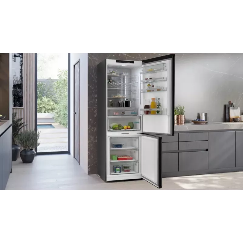 Siemens iQ500 KG49N4XAF combinado frigorífico-congelador independente 440 L preto