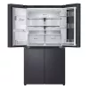 Frigorífico side-by-side LG InstaView GMG960EVJE independente 638 L preto