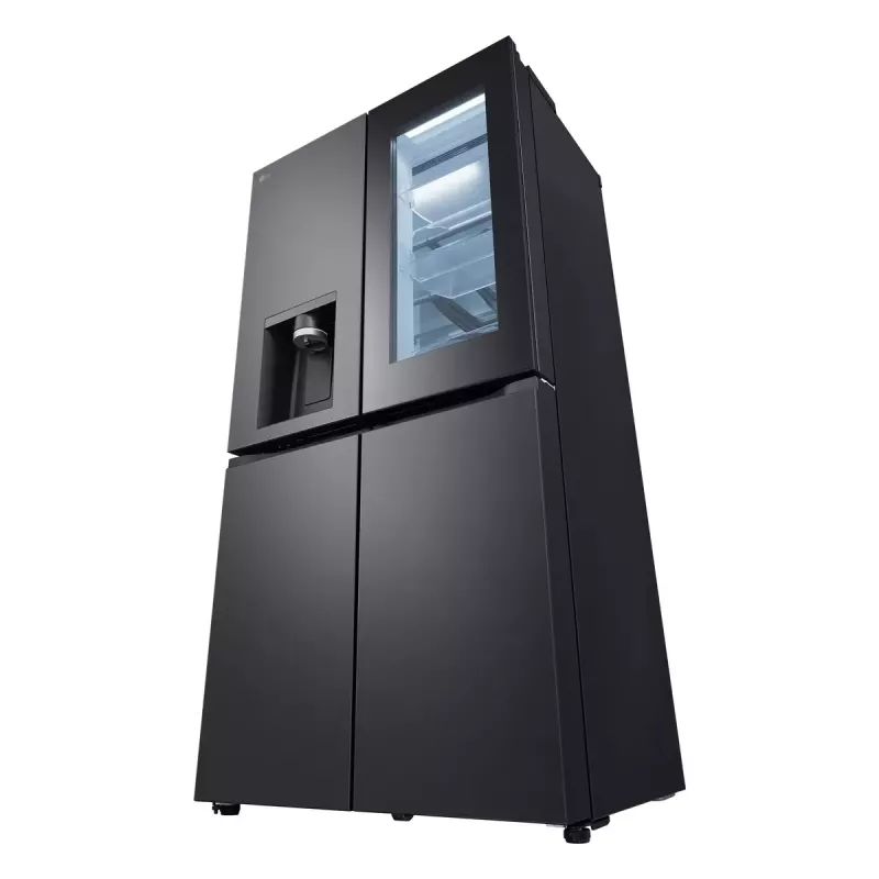 Frigorífico side-by-side LG InstaView GMG960EVJE independente 638 L preto