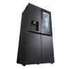 Frigorífico side-by-side LG InstaView GMG960EVJE independente 638 L preto