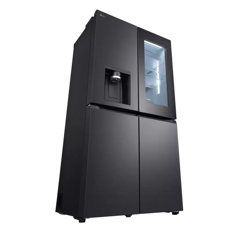 Frigorífico side-by-side LG InstaView GMG960EVJE independente 638 L preto