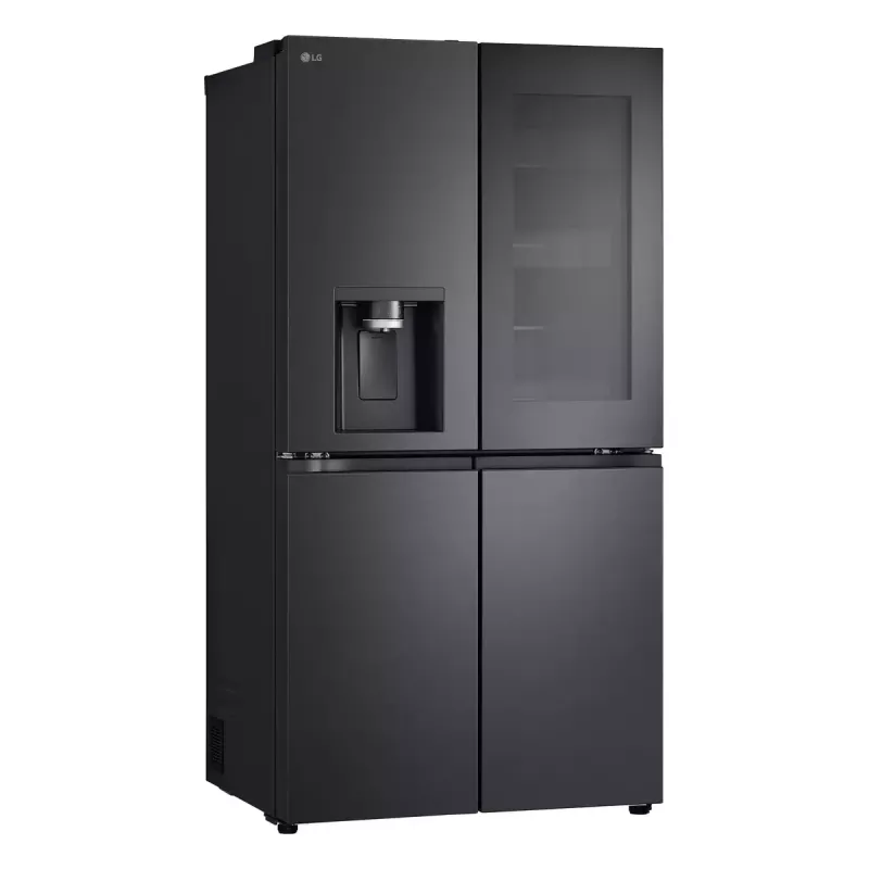 Frigorífico side-by-side LG InstaView GMG960EVJE independente 638 L preto