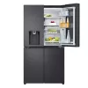 Frigorífico side-by-side LG InstaView GMG960EVJE independente 638 L preto