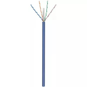 Cabo de rede GOOBAY 96096 Cat6a U/UTP em rolo, 100 m, azul