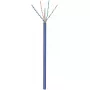 Cabo de rede GOOBAY 96096 Cat6a U/UTP em rolo, 100 m, azul