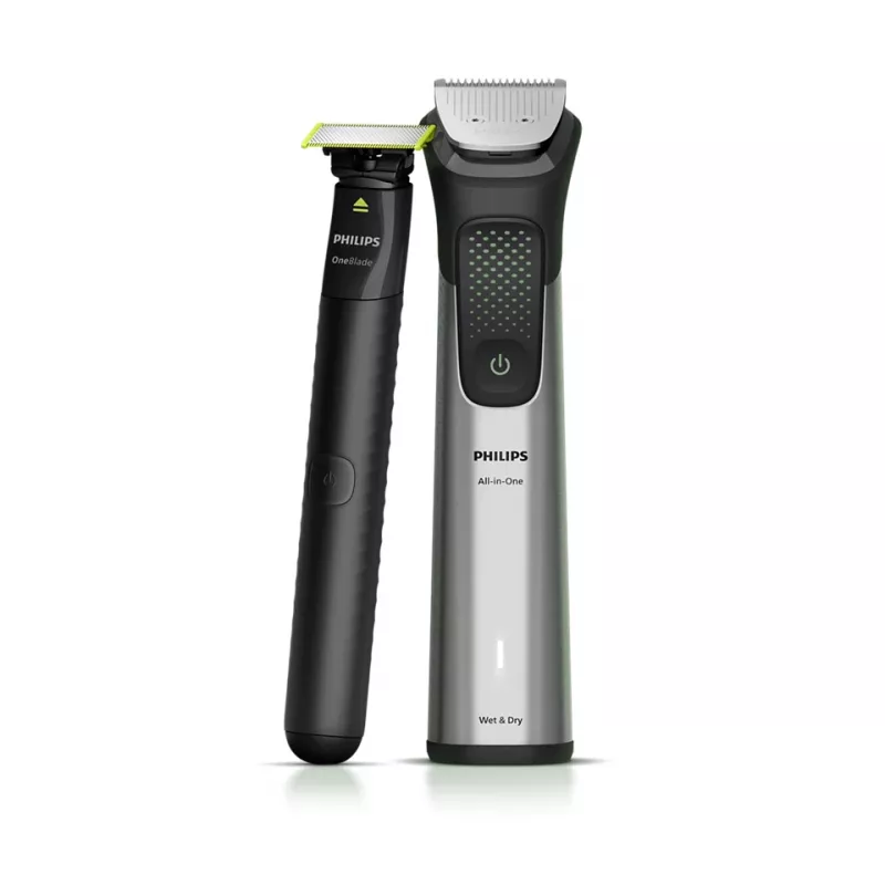 Máquina de cortar cabelo/aparador Philips MG9535/15 aço inoxidável 27 iões de lítio (Li-Ion)