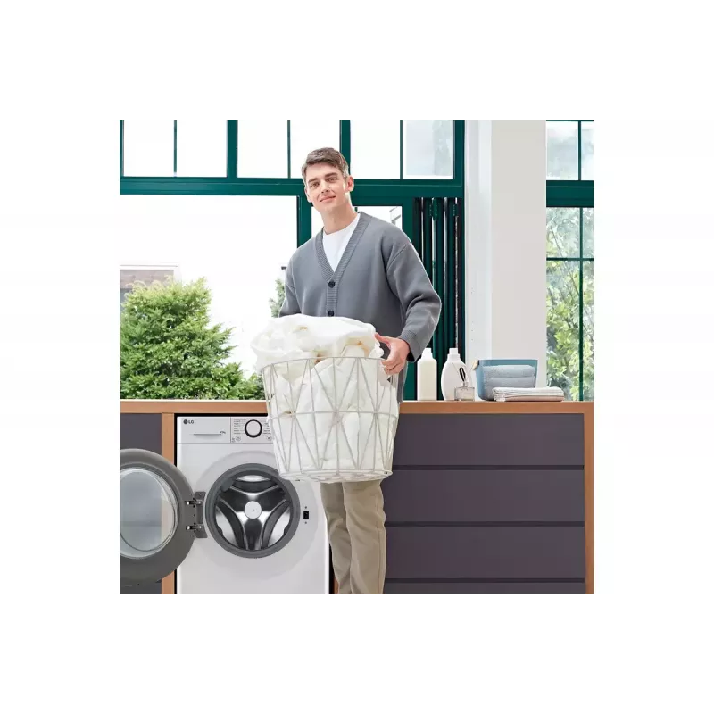 Máquina de lavar e secar LG F2DR5S09A1W 5 kg