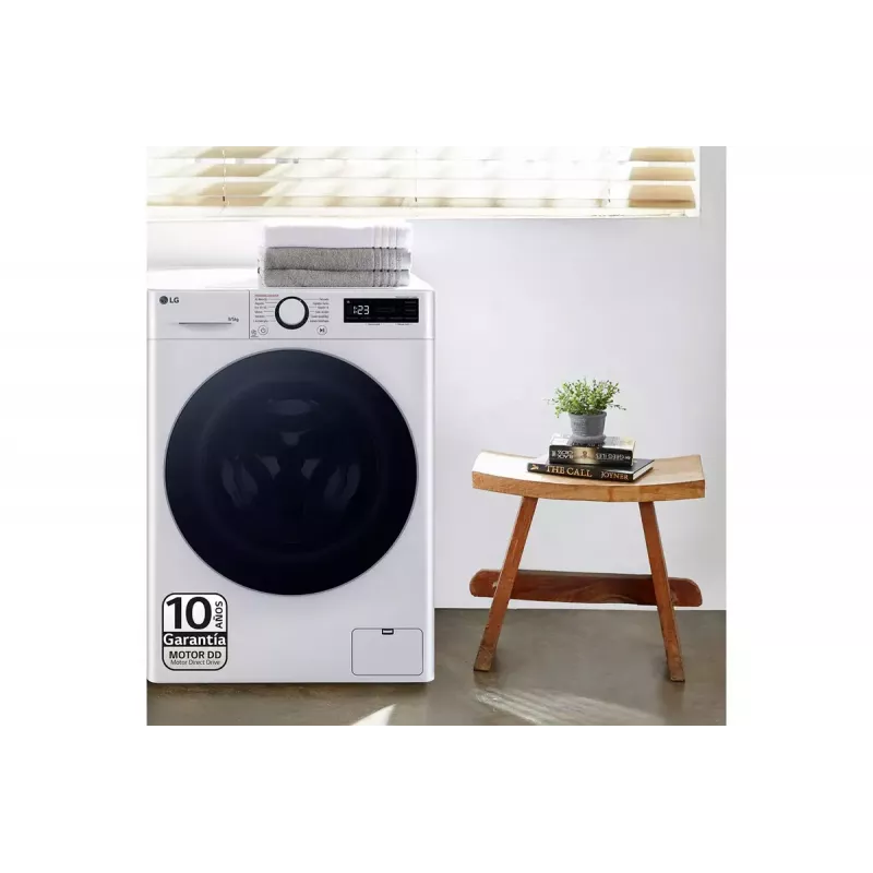 Máquina de lavar e secar LG F2DR5S09A1W 5 kg