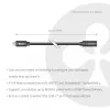 Cabo de extensão USB-C 40Gbps 1 m — club 3d, USB C para USB C, preto