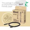 Cabo de extensão USB-C 40Gbps 1 m — club 3d, USB C para USB C, preto