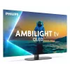 TV Philips Ambilight 55OLED810/12 139,7 cm (55 polegadas) 4K Ultra HD Smart-TV Wi-Fi cinzento