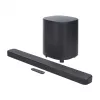 Soundbar JBL Bar 500MK2 preta — 5.1 canais, 750 W, Dolby Atmos, sem fios e com fios, subwoofer incluído