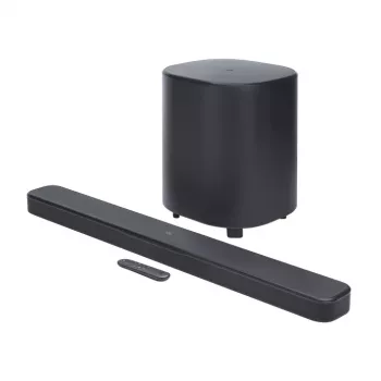 Soundbar JBL Bar 500MK2 preta — 5.1 canais, 750 W, Dolby Atmos, sem fios e com fios, subwoofer incluído