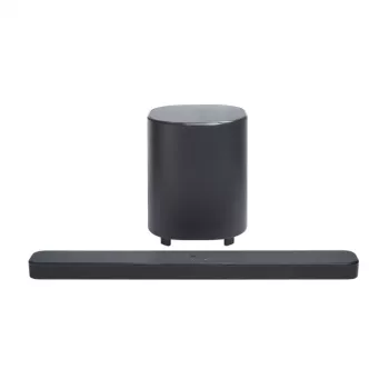 Soundbar JBL Bar 500MK2 preta — 5.1 canais, 750 W, Dolby Atmos, sem fios e com fios, subwoofer incluído