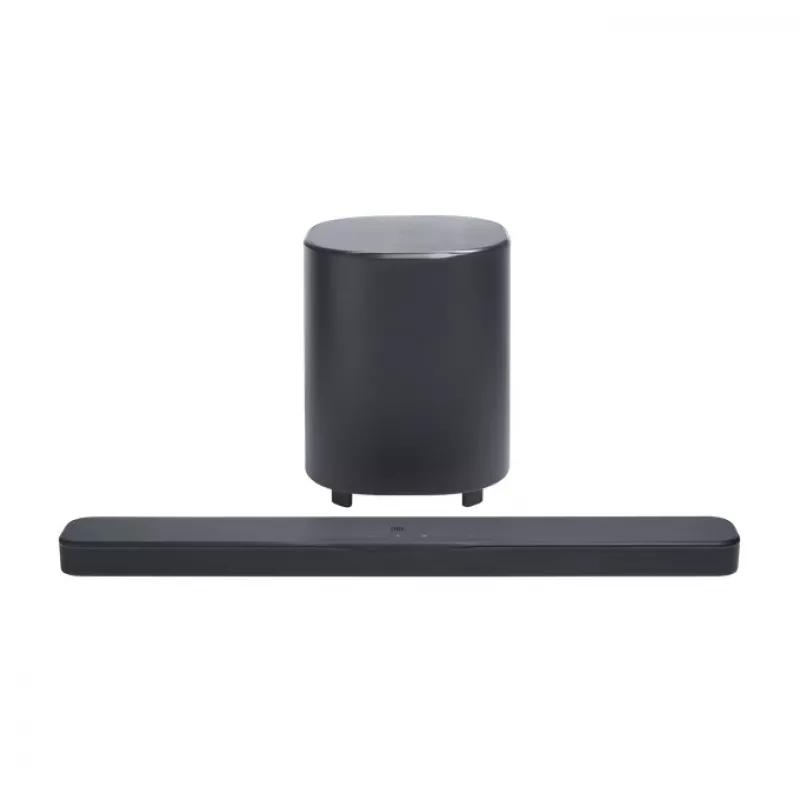 Soundbar JBL Bar 500MK2 preta — 5.1 canais, 750 W, Dolby Atmos, sem fios e com fios, subwoofer incluído