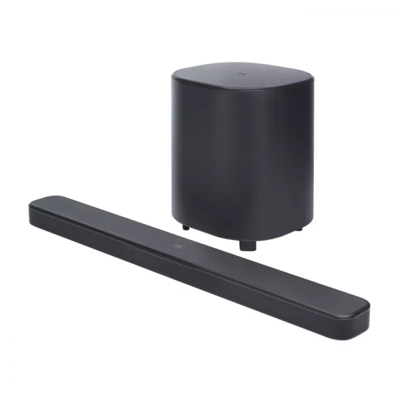 Soundbar JBL Bar 500MK2 preta — 5.1 canais, 750 W, Dolby Atmos, sem fios e com fios, subwoofer incluído