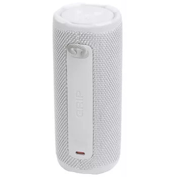 Altifalante mono JBL Grip Branco — 16 W RMS, Bluetooth, USB-C, bateria integrada