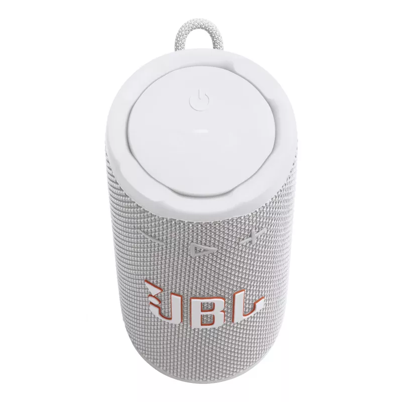 Altifalante mono JBL Grip Branco — 16 W RMS, Bluetooth, USB-C, bateria integrada