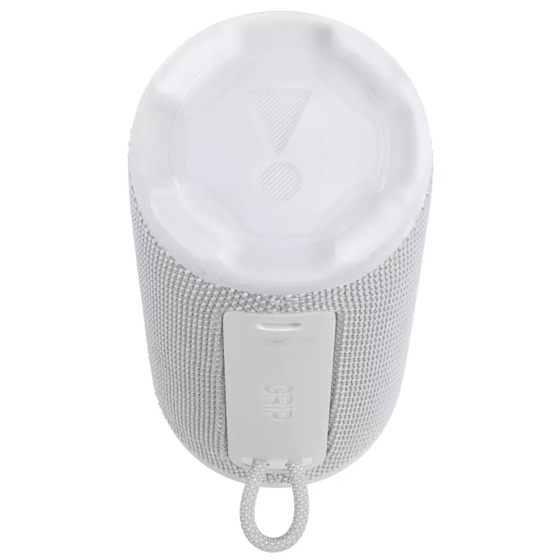 Altifalante mono JBL Grip Branco — 16 W RMS, Bluetooth, USB-C, bateria integrada
