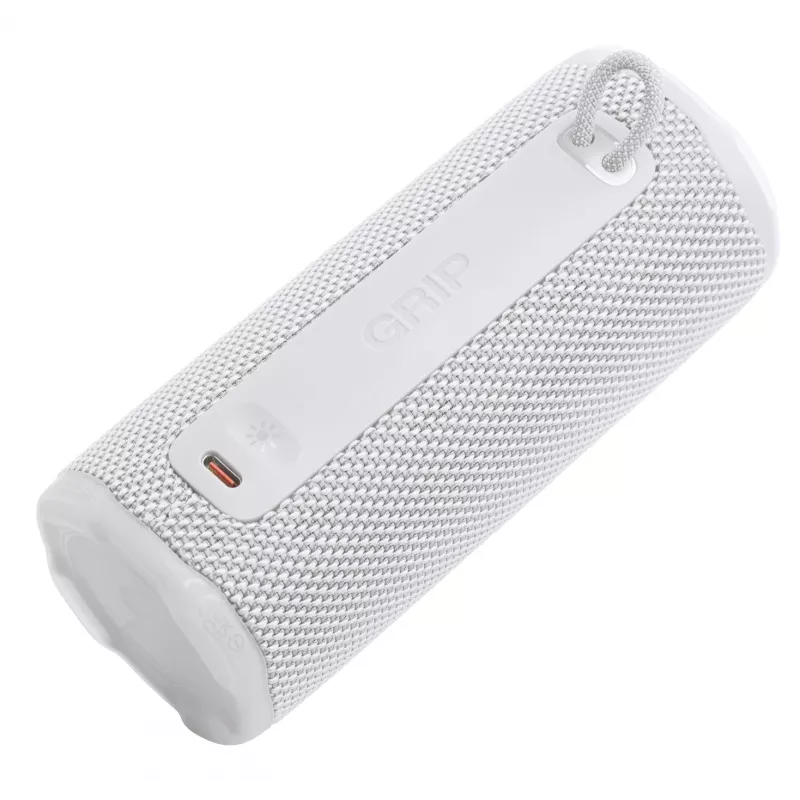 Altifalante mono JBL Grip Branco — 16 W RMS, Bluetooth, USB-C, bateria integrada