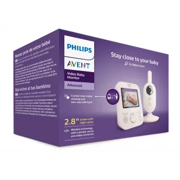 Intercomunicador de vídeo para bebé Philips AVENT SCD881/26 Advanced