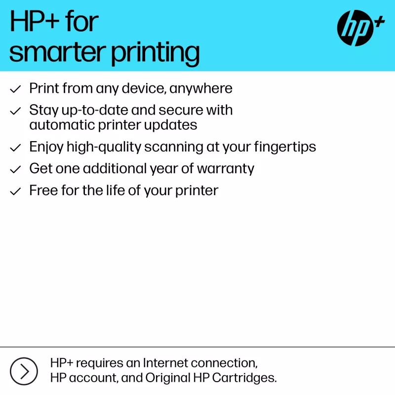 Impressora multifunções sem fios HP OfficeJet Pro 9122e a cores, Instant Ink; impressão frente e verso
