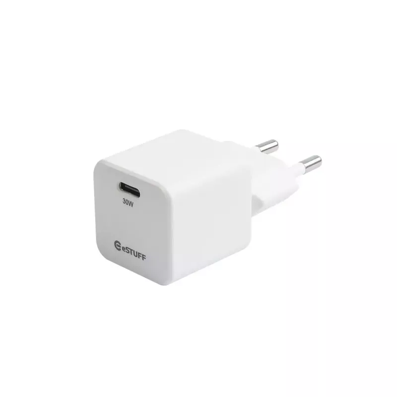 Carregador eSTUFF ES637027-BULK para dispositivos móveis Smartphone Branco AC carregamento rápido interior