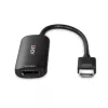Lindy conversor HDMI 8K60 para DisplayPort 1.4, 0,157 m, HDMI tipo A (Standard), DisplayPort, conector macho, conector fêmea, reto