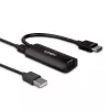Lindy conversor HDMI 8K60 para DisplayPort 1.4, 0,157 m, HDMI tipo A (Standard), DisplayPort, conector macho, conector fêmea, reto