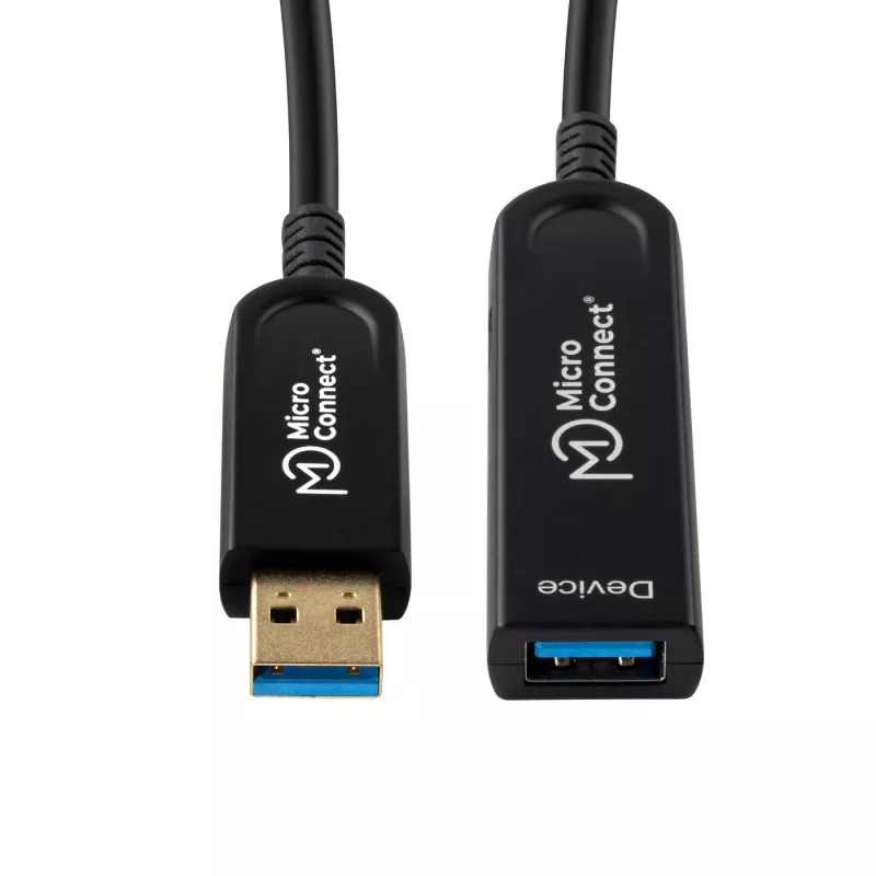 Microconnect Premium cabo USB 3.0 de fibra ótica A-A macho-fêmea, 20 m