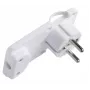 Microconnect PESCHPLUG-W adaptador de ficha de corrente tipo F branco