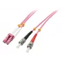 Lindy 46354 cabo InfiniBand/fibra ótica 10 m LC ST rosa