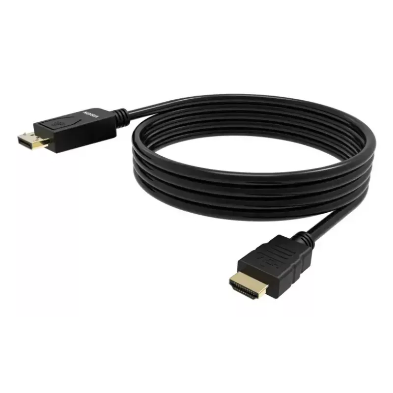 Adaptador de cabo de vídeo VISION TC 2MDPHDMI8K/BL — 2 m DisplayPort para HDMI, 6 mm, preto