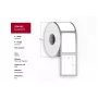 Rolo de etiquetas para Capture CA-LB3173 – meio de etiquetas de substituição, modelo CA-LB3173