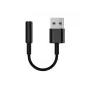 Cabo de áudio Equip 147945 0,15 m 3,5 mm USB Type-A preto