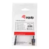Cabo de áudio Equip 147945 0,15 m 3,5 mm USB Type-A preto