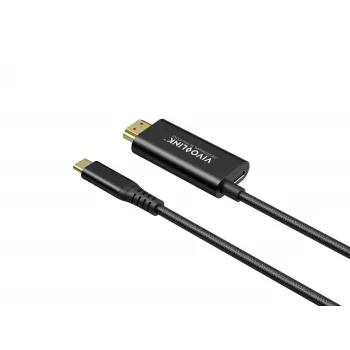 Cabo USB-C para HDMI com alimentação de 100 W VivoLink, modelo PROUSBCHDMIMM2-CHARGE